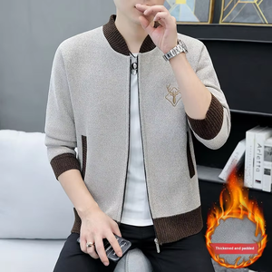 Áo khoác cardigan len nam mùa đông 2026 bán chạy, chất liệu dày dặn, cổ tròn, kiểu dáng casual - Product Image 1