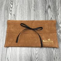 Sac à main en velours de luxe personnalisé pochette enveloppe sac à poussière avec logo or enveloppe bijoux pochette de parfum