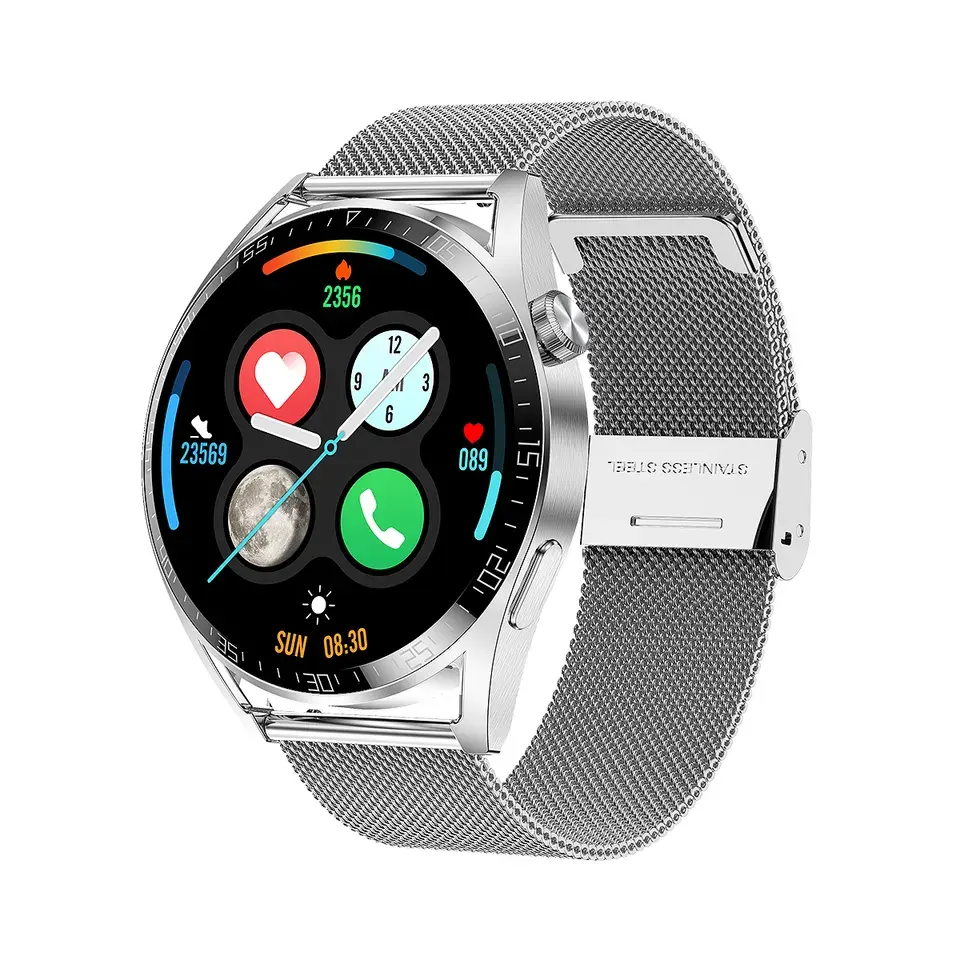 Precio de fábrica Reloj inteligente 2023 GT4 MAX Full Touch Correas dobles Carga inalámbrica Movimiento GPS BT Llamada Smartwatch para hombres