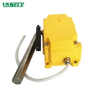 Interrupteur de fin de course industriel carré WEIKESEN ROS-2D AC/DC 24-380V 1NO1NC/2NO2NC NEMA4 IP65 en alliage d'aluminium