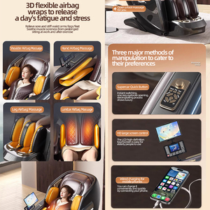 LEERCON 2026 <b>Zero</b> <b>Gravity</b> 4D Sound Wave <b>Chair</b> Thai Stretching Shiatsu Kneading Track Dual Core Home Luxury LEK-988F 20 - Product Image 5
