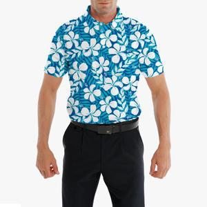 DEOLAX alta calidad duradero transpirable sublimación impresión bordado poliéster Spandex Golf Polo para hombres - Product Image 2