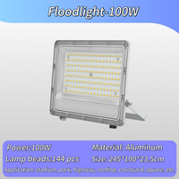 Projecteurs LED étanches haute puissance IP65 ultra-minces 10w 20w 30w 50w 100w 150w, nouveaux éclairages extérieurs pour jardin