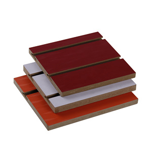 <span class=keywords><strong>Panneau</strong></span> mural à lattes de première classe, moderne, blanc, <span class=keywords><strong>noir</strong></span>, rouge, jaune ou couleur bois, résistant à l'humidité, en mélamine - Product Image 1