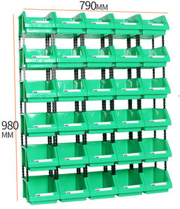 صناديق تخزين منظم المبيعات الساخنة ، صندوق ، نظام تخزين أدوات المرآب للبراغي والمكسرات والمسامير والأظافر والألعاب وقطع غيار الأجهزة الصغيرة - Product Image 5