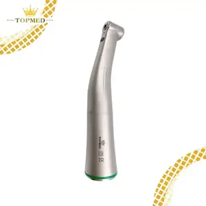 Dental Contra 4:1 Electrical Drill Fiber Optic Low Speed Handpiece Inner Water Spray Single Spray Push Button Reduction