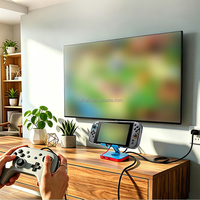 Station d'accueil portable pliable NS2 3-en-1 PD100W antidérapante HD 4K60Hz avec hub USB Type-C pour console de jeu Switch 2, PC et ordinateur portable – En stock