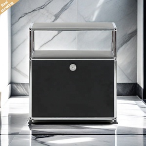 Klassisches Modulares Edelstahl-<span class=keywords><strong>Sideboard</strong></span> mit Stauraum als Nachttisch für Hotel und Zuhause - Product Image 1