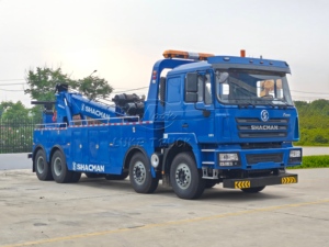 Camion de dépannage intégré SHACMAN 8*4 de 44000 kg de charge utile, camion de récupération routier robuste pour dépannages sur autoroute - Product Image 2