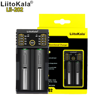 100 pièces Liitokala Lii-202 18650 chargeur 1.2V 3.7V 3.2V 3.85V AA AAA 26650 10440 14500 16340 25500 NiMH batterie au Lithium intelligente