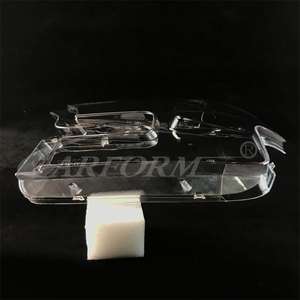 Cubierta de vidrio de alta calidad transparente LED faro cubierta LED proyector lente cubierta para <span class=keywords><strong>Ford</strong></span> <span class=keywords><strong>Raptor</strong></span> 2015-2018 año - Product Image 3