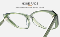 Montures de lunettes œil-de-chat en acétate unisexe pour lunettes de lecture – Durables, livraison rapide, marque OEM/ODM
