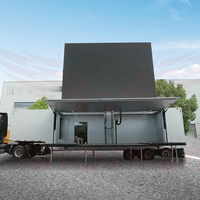 Écran d'affichage LED géant pour remorque mobile extérieure P3 P5 P6 Publicité pour remorque de camion