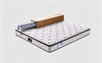 Matelas orthopédique à ressorts ensachés en mousse à mémoire de forme compressée, respirant, pour la maison et l'hôtel, tailles Queen et King