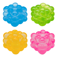 Jouets anti-stress tendance : Balle sensorielle mignonne et amusante à presser, cube texturé, jouets sensoriels à presser
