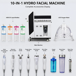 Appareil de beauté 10 en 1 pour salon, machine de dermabrasion, nettoyage des pores, anti-âge 1. Fonctions et spécifications principales 10 fonctions puissantes - Product Image 5