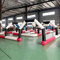 Barrière de sécurité gonflable pour karting en PVC écologique – Piste de course automobile intérieure/extérieure pour enfants – Clôture de piste de glisse sur mesure