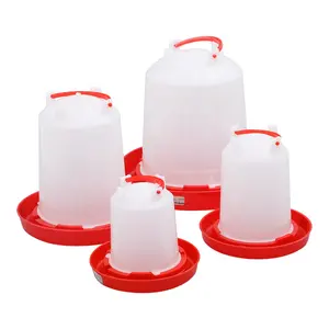 Ferramenta de beber de galinha e creme de animais, ferramenta para beber de aves plásticas, 8 l para pendurar