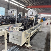 Machine automatique de profilage rapide pour profilés en U légers, haute efficacité, avec contrôle PLC Delta et moteur