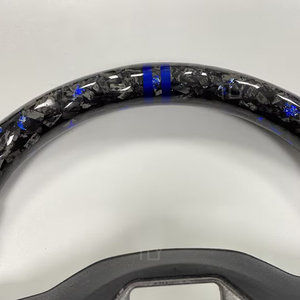 Volante in Pelle e Fibra di Carbonio Forgiata di Alta Qualità per Volkswagen VW <span class=keywords><strong>Golf</strong></span> <span class=keywords><strong>8</strong></span>, <span class=keywords><strong>Accessori</strong></span> Interni per Auto - Product Image 6