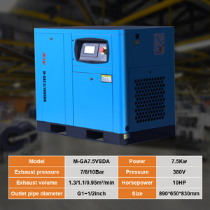 Oem/ODM ba giai đoạn PM vsd Vít Máy nén khí 220/380V 50Hz 60Hz 7.5 Kw 10HP Máy nén khí với CE - Product Image 4
