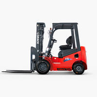Chariot élévateur diesel 1,5 tonne avec panneau de commande ergonomique et amortisseur de chocs, vente directe usine pour supermarché, entrepôt et manutention de palettes