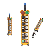 Control Remoto Inalámbrico Industrial para Grúa F24-14D de Fábrica, Transmisor y Receptor de Doble Velocidad con 14 Botones