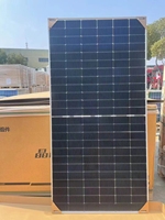 Panneau solaire monocristallin 550W 580W de type N TOPCon, 144 demi-cellules, module PV haute efficacité pour usage résidentiel