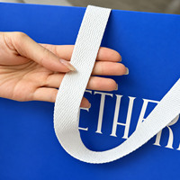 Sacs en papier personnalisés en gros avec votre propre logo, fabriqués en papier spécial bleu royal pour les boutiques de vêtements, emballage cadeau