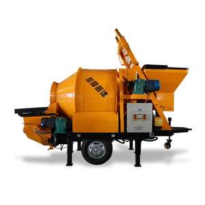 Camión Mezclador de Concreto Móvil Diésel con Bomba, Motor y Componentes Centrales del Rodamiento, Bomba de Concreto Tipo Remolque - Product Image 1