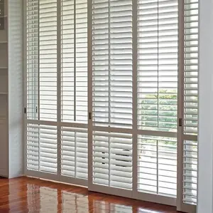 Blade Plantation Shutters For Sale Superhouse Hot Sale Louvre Windows Customized Modern