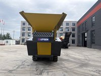 Concasseur à mâchoires sur chenilles UJC906E avec cribleur à double étage 150 T/H, installation mobile pour agrégats et déchets de construction en carrière