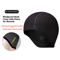 Gorro de Invierno de Poliéster Térmico con Protección UV, Cortavientos, Transpirable, Elástico y Ligero, para Ciclismo