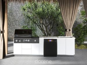 كابينة مطبخ خارجية كاملة من الفولاذ المقاوم للصدأ في الهواء الطلق شواية تعمل بالغاز في الهواء الطلق غير القابل للصدأ - Product Image 4