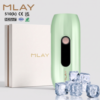 Appareil d'épilation IPL à refroidissement par glace pour usage domestique OEM ODM avec flash rapide en 0,5s, capteur de peau intelligent et 5 niveaux d'énergie réglables
