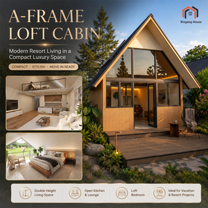 <span class=keywords><strong>Chalet</strong></span> de Luxe Préfabriqué en Forme de A, 20 pieds, 40 pieds, Cabane Modulaire pour Airbnb, Complexes Hôteliers et Hôtels de <span class=keywords><strong>Montagne</strong></span>, Idéal pour Projets - Product Image 2