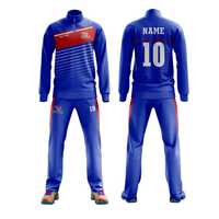 Survêtement personnalisé de conception tendance, sublimation, survêtement pour hommes et femmes, impression de logo, haute qualité, vêtements d'entraînement d'équipe, pas cher, football