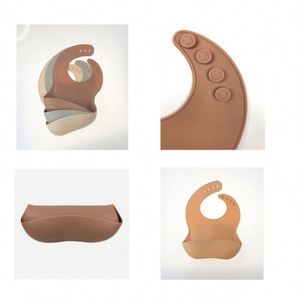 Cadeaux promotionnels pour entreprises, bavoirs pour bébés en silicone souple imperméable, 12 couleurs, produits d'alimentation pour enfants - Product Image 4