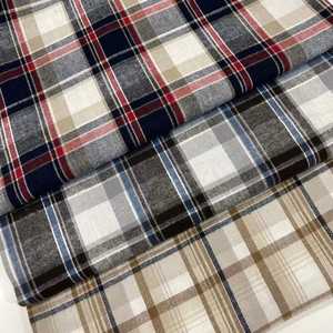 Lote de Tela de Franela Tejida Teñida con Hilo de Poliéster y Algodón de Shaoxing, Tela para Camisas <span class=keywords><strong>TC</strong></span> con Estampado a Cuadros para el Mercado Canadiense - Product Image 5