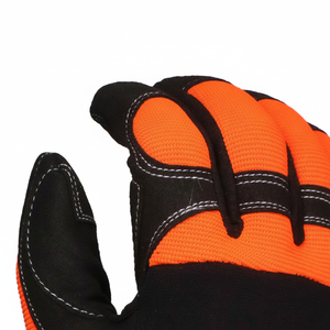 Nuevos guantes mecánicos de cuero a la moda antivibración diseño personalizado guantes de impacto de trabajo guantes mecánicos de cuero directos de fábrica - Product Image 1