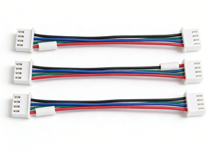 定制型 JST XH2.5-04P 公母端子线，用于智能窗帘电机限位开关连接线束 - Product Image 2