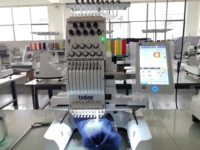 Machine à broder personnalisée de petite taille BR-901C, machine à broder automatique à tête unique, machine à broder informatisée