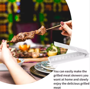 Manual Plastic Kebab Maker Mold <b>BBQ</b> Meat Skewer <b>Tool</b> Household Kebab Press - Product Image 6