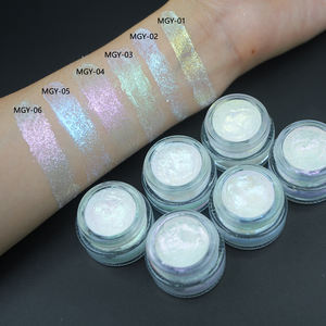 พาเลทอายแชโดว์เนื้อครีมกลิตเตอร์เปลี่ยนสี 12 สี สำหรับแต่งหน้าแบบวีแกน ราคาประหยัด รับผลิตเครื่องสำอางแบรนด์ส่วนตัว MLM Custom Makeup - Product Image 1