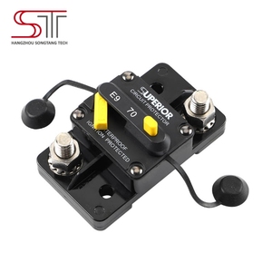 Interruptor de circuito bimetálico E93 70A con terminal diagonal de 3/8 pulgadas, impermeable <span class=keywords><strong>y</strong></span> de reinicio manual para embarcaciones de pesca de arrastre. - Product Image 2