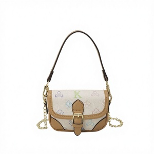 Bolso Cruzado de Diseño para Mujer, Gran Capacidad, de Lujo, en PU, con Cierre, Correa Ajustable, Patrón Geométrico, Impermeable, Estilo Moderno - Product Image 2