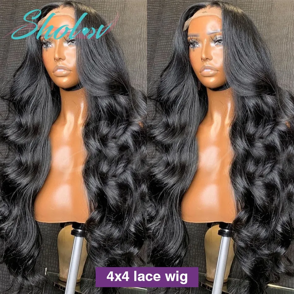 Perruques de Cheveux Humains Brésiliens Full Virgin HD Lace de 28 pouces Deep Wave Curly Transparent Lace Front Perruques de Cheveux Humains pour les Femmes Noires