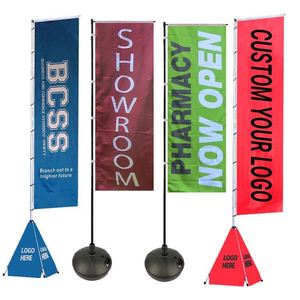 Drapeaux et bannières personnalisés en tissu polyester pour la publicité extérieure, logo numérique par sublimation - Product Image 1