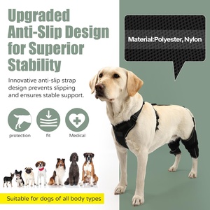 Abrazadera de LCA ajustable para perros, pierna trasera, alivia lesiones de ligamentos y dolor en las articulaciones, abrazadera de displasia de cadera para perros, rodillera para perros - Product Image 2