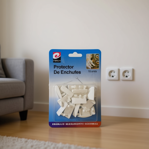 Protezione per Prese Elettriche Mnj, Set da 15 Pezzi, Copripresa di Sicurezza Bianco - Product Image 1